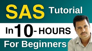 SAS Tutorial  SAS Tutorial for Beginners  10 Hours 🔥🔥🔥 [upl. by Leitman885]