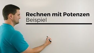 Potenzrechnung paar Beispiele Potenzen  Mathe by Daniel Jung [upl. by Moor]