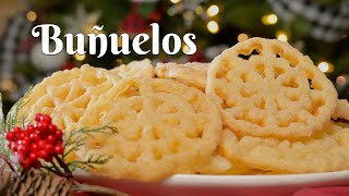 HOW TO MAKE BUNUELOS DE VIENTO Easy Recipe for Mexican Buñuelos perfect for Christmas 2020 [upl. by Adnoryt]