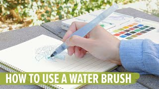 How to Use a Water Brush [upl. by Aspia95]