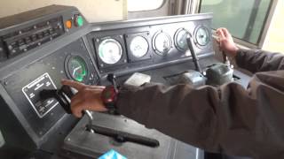 IRFCA Loco Pilot applies Brake at 110KMPH Dynamic Braking full process in WDM3A Engine [upl. by Clintock]