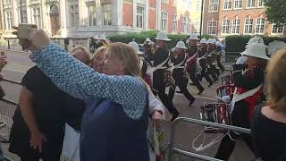 The Royal Marines Band  Beating Retreat 2022 [upl. by Rehposirhc]