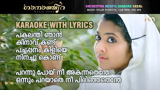 പകലന്തി ഞാൻ കിനാവ് കണ്ട് l KARAOKE WITH LYRICS l Pakalanthi Njan Kinavu Kandu l Now Media [upl. by Aivull]