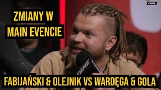 WARDĘGA amp GOLA VS FABIJAŃSKI amp OLEJNIK  ŚMIESZNA KONFRONTACJA FAME REBORN [upl. by Aihcsrop]