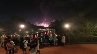 EPCOT’s Harmonious fireworks view from the Boardwalk [upl. by Matelda]