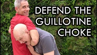 How to Defend a Standing Guillotine Choke with Stephan Kesting [upl. by Gerik]