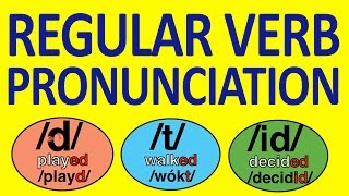 REGULAR VERBS PRONUNCIATION 23 06 2013 [upl. by Judsen979]