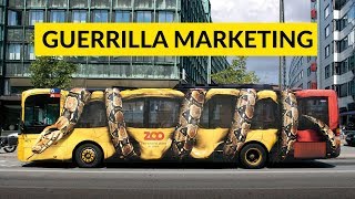 Guerilla Marketing  Unconventional Marketing Strategy  Needs Lot Of Creativity [upl. by Raine]