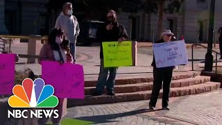 Truckers Protest 110Year Sentence In Colorado Crash [upl. by Rabbaj]