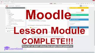 Moodle Lesson Activity THE COMPLETE TUTORIAL [upl. by Ssac]