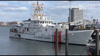 US Coast guard gives sneak peek of fast response cutter boat [upl. by Cecilius73]