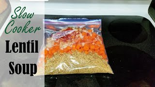 Slow Cooker Lentil Soup [upl. by Klingel]