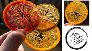 DEHYDRATED CANDIED CITRUS  Easy Oven Method [upl. by Stempson911]