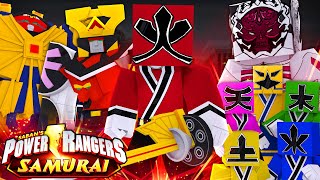 Minecraft POWER RANGERS SAMURAI O FILME COMPLETO ‹‹ P3DRU ›› [upl. by Annaik]