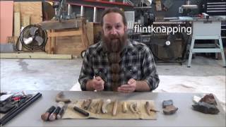 basics of flintknapping [upl. by Schilling]