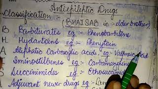 Mnemonics for Anti epileptics drugs Classification [upl. by Mcgurn715]