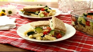 Easy Cold Pasta Salad  Pasta Recipes  Allrecipescom [upl. by Linnette]