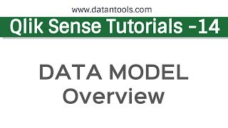 Qlik Sense Tutorials  QlikSense Data Model Overview  data model qlik sense [upl. by Nahtaneoj380]