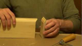 How To Cope Molding  Coping Saw  Tools For The Home [upl. by Ennayehc271]