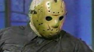 Jason Voorhees on talk show [upl. by Neelahs]