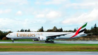 Delivery of Emirates 100th Boeing 777300ER  Emirates Airline [upl. by Ytsenoh]