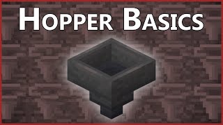 Minecraft Hoppers Basics [upl. by Elwin818]