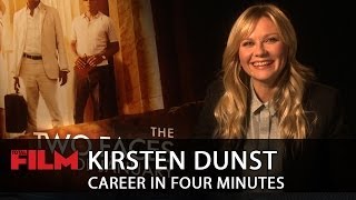 Kirsten Dunst Career In Four Minutes [upl. by Ayocal408]