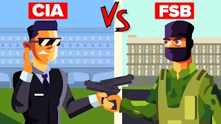 USA’s CIA vs Russia’s FSB  Who has the Most Elite Spy Agency [upl. by Nyledaj853]