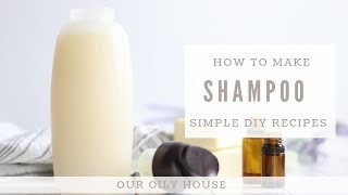 How to Make All Natural Shampoo  Simple Recipe using Essential Oils [upl. by Janik]