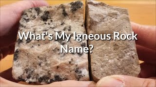 IgnRxHow to Observe and Name Granite and Rhyolite Igneous Rock [upl. by Orlando499]