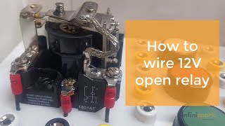 How to wire a 12V open relay [upl. by Yer195]