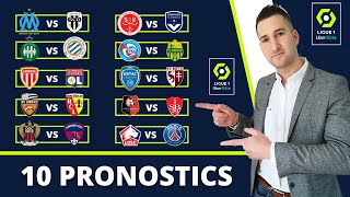 Pronostic Foot LIGUE 1  Mes 10 PRONOSTICS  Ligue 1 [upl. by Ever]