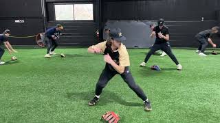 Infield Footwork Drills [upl. by Hpesoj]