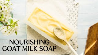 Cold Process Goat Milk Soap Recipe Simple  Beautiful 🌻 [upl. by Burleigh]