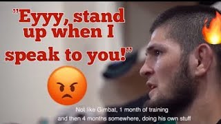 UFC 229 Khabib vs Conor McGregor Ceremonial WeighIn Comes to Blows [upl. by Yrrot]