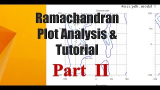 Ramachandran Plot Analysis amp Tutorial PART 2 [upl. by Anaila]