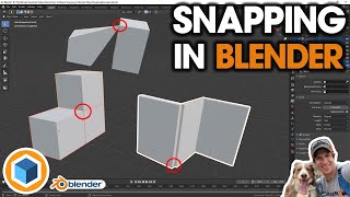 Getting Started with SNAPPING in Blender Snapping Tools Tutorial [upl. by Eyatnod]