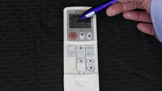 Mitsubishi Ductless Remote Instruction [upl. by Nayt799]