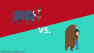 Bull and Bear Markets Bullish vs Bearish Explained in One Minute From Definition to Examples [upl. by Hindu]