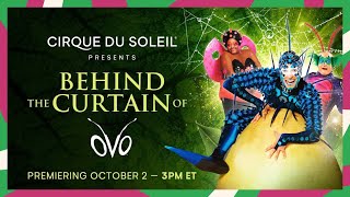 BEHIND THE CURTAIN OF OVO  Cirque du Soleil [upl. by Pitchford979]