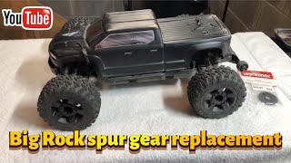 Arrma Big Rock Steel spur gear upgrade And how to [upl. by Camilia]