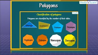 Polygons  Classification of Polygons  Class 08 Math  CBSE  NCERT [upl. by Nered]