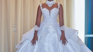 LATEST STYLISH WEDDING GOWNS FOR BEAUTIFUL BRIDES AFRICAN BRIDES DRESSES AFRICAN FASHION [upl. by Lipkin]