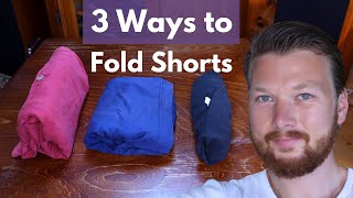 How to Fold Shorts Quick and SpaceSaving Methods [upl. by Jazmin]