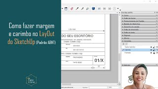 Como fazer margem e carimbo no Layout Padrões ABNT [upl. by Fernand]