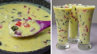 Custard Sharbat  Iftar Special Milk Sharbat Recipe  Yummy [upl. by Guthry]