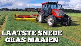 LAATSTE SNEDE gras 2023 maaien  Boer Gerrit vlogt [upl. by Enyawal456]