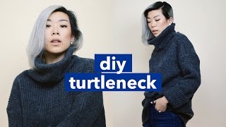 DIY Turtleneck  WITHWENDY [upl. by Mezoff]