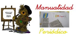 Manualidad  Hacer un periódico para niños [upl. by Tyler765]