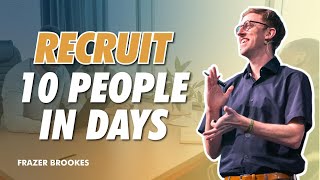 Network Marketing Recruiting – How To Recruit 10 People In 10 Days [upl. by Rekrap]